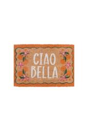 KDMD Ciao Bella Orange Doormat - Bright Citrus Welcome for Porch - Size: Medium - thumbnail 3