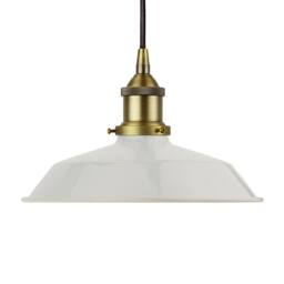 SE Home Pale Grey Small Trinity Metal Pendant Light - Matt Antique Brass - thumbnail 1