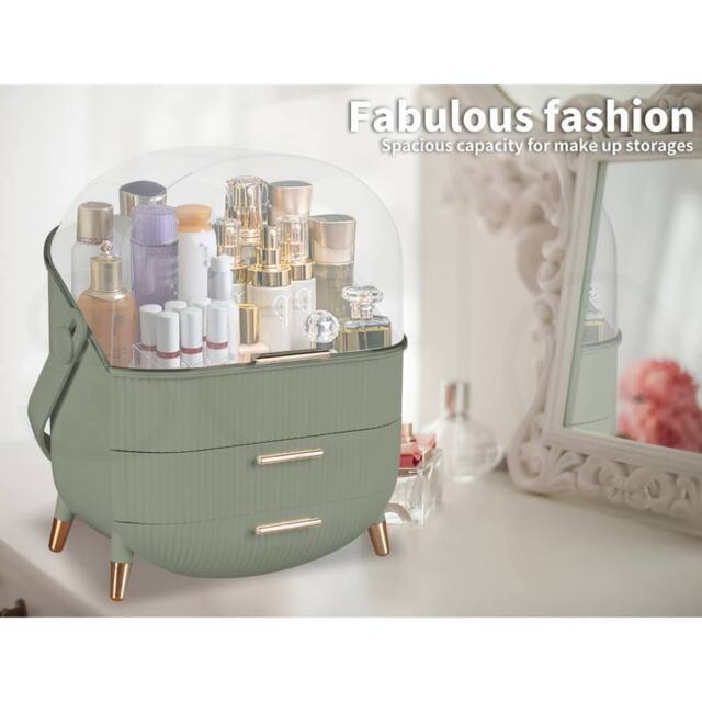KORVIXA Light Green Cosmetic Case Carry Storage Box - image 1