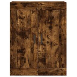 Berkfield Home Highboard Smoked Oak 69.5x34x180 cm Engineered Wood in Brown - thumbnail 6