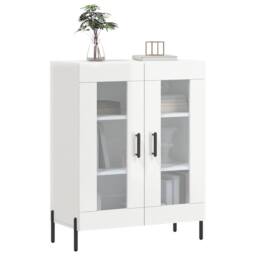 Berkfield Home Sideboard High Gloss White 69.5x34x90 cm Engineered Wood - thumbnail 3