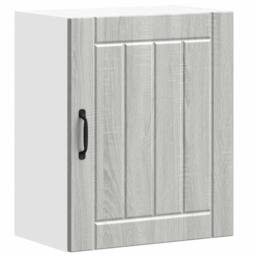 Berkfield Home Kitchen Wall Cabinet Lucca Grey Sonoma Engineered Wood - thumbnail 1