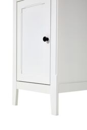 Living and Home 3 Tier Freestanding Tall Bathroom Storage Cabinet in White - thumbnail 9