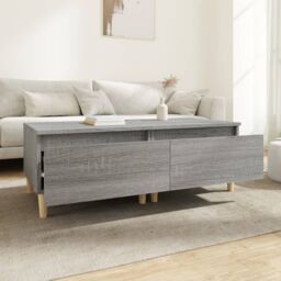 Berkfield Home Side Tables 2 pcs Grey Sonoma 50x46x35 cm Engineered Wood - Size: 50 x 46 x 35 cm - thumbnail 3