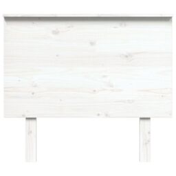 Berkfield Home Bed Headboard White 94x6x82.5 cm Solid Wood Pine - thumbnail 3