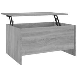 Berkfield Home Coffee Table Grey Sonoma 80x55.5x41.5 cm Engineered Wood - thumbnail 2