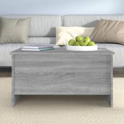 Berkfield Home Coffee Table Grey Sonoma 80x55.5x41.5 cm Engineered Wood - thumbnail 6