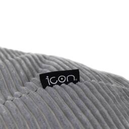 icon Dalton XL Jumbo Corduroy Bean Bag Recliner in Grey - Size: Extra Large - thumbnail 7