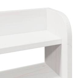 Berkfield Home Bed Frame with Headboard without Mattress White 140x200 cm - thumbnail 9