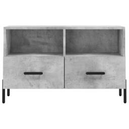 Berkfield Home TV Cabinet Concrete Grey 80x36x50 cm Engineered Wood - Size: 80 x 36 x 50 cm - thumbnail 5