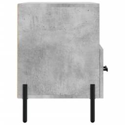 Berkfield Home TV Cabinet Concrete Grey 80x36x50 cm Engineered Wood - Size: 80 x 36 x 50 cm - thumbnail 7