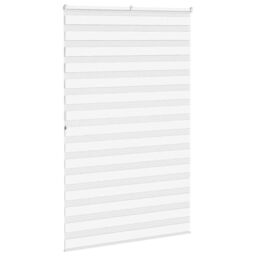Berkfield Home Zebra Blind White 145x200 cm Fabric Width 140.9 cm Polyester - thumbnail 4