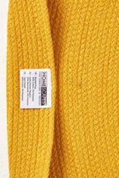 Homescapes Handmade Woven Braided Oval Hallway Rug, 66 x 200 cm in Mustard - Size: 66 cm x 200 cm - thumbnail 5