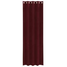 Berkfield Home Blackout Curtains with Eyelets 2 pcs Wine Red Velvet - thumbnail 4