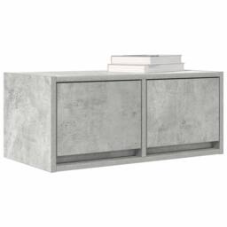 Berkfield Home TV Cabinets 2 pcs Concrete Grey 60x31x25.5 cm Engineered Wood - thumbnail 4