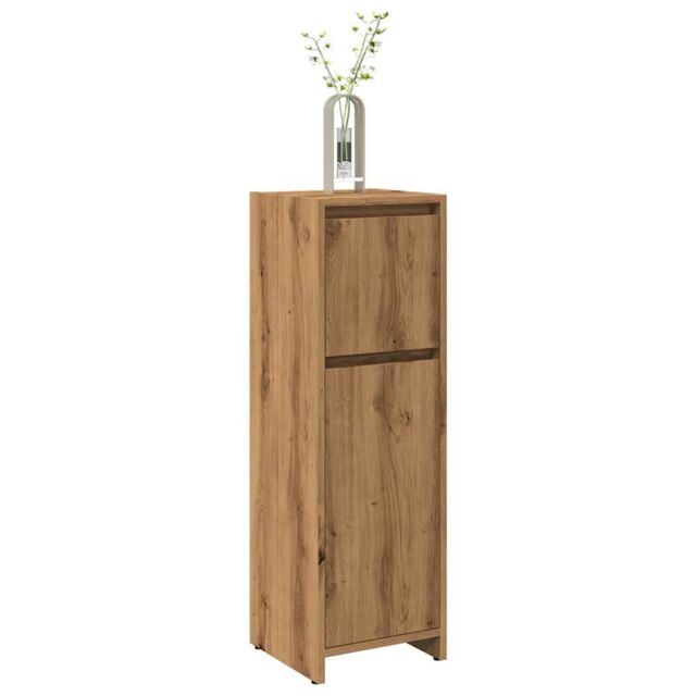Berkfield Home Bathroom Cabinet Artisan Oak 30x30x95 cm Engineered Wood in Brown - Size: 30 x 30 x 95 cm - image 1
