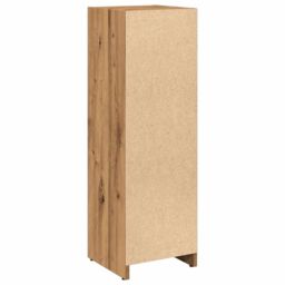 Berkfield Home Bathroom Cabinet Artisan Oak 30x30x95 cm Engineered Wood in Brown - Size: 30 x 30 x 95 cm - thumbnail 6