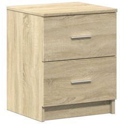 Berkfield Home Bedside Cabinets 2 pcs with 2 Drawers Sonoma Oak 40x36x50 cm in Grey - Size: 40 x 36 x 50 cm - thumbnail 6