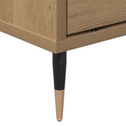Berkfield Home TV Cabinet Artisan Oak 150x30x44.5 cm Engineered Wood in Brown - thumbnail 8