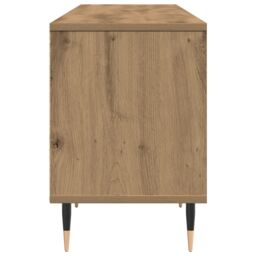 Berkfield Home TV Cabinet Artisan Oak 150x30x44.5 cm Engineered Wood in Brown - thumbnail 6