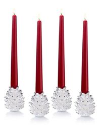 Silver Editions Silverplated Pine Cone Candlestick in Silver - thumbnail 2