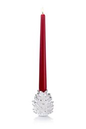 Silver Editions Silverplated Pine Cone Candlestick in Silver - thumbnail 1