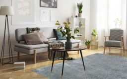 THE RUGS Lagom Collection Solid Design Shaggy Rug in Duck egg blue - Size: 200 cm x 290 cm - thumbnail 4