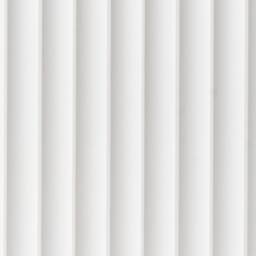 Wyld and Coco 2-Drawer Console Table White MDF Fluted Fronts - thumbnail 9