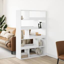 Berkfield Home Bookcase White 100x33x156.5 cm Engineered Wood - thumbnail 2