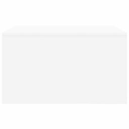 Berkfield Home Coffee Table with Drawers White 70.5x70x40 cm - thumbnail 7