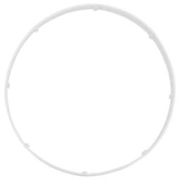 Berkfield Home Christmas Tree Skirt White √ò65x23 cm Plastic - Size: 65x23 cm - thumbnail 6
