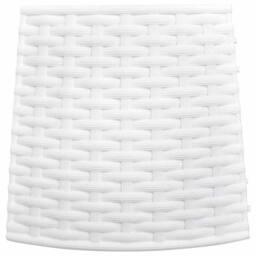 Berkfield Home Christmas Tree Skirt White √ò65x23 cm Plastic - Size: 65x23 cm - thumbnail 5