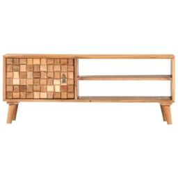 Berkfield Home TV Cabinet 100x35x40 cm Solid Acacia Wood in Brown - Size: 100 x 35 x 40 cm - thumbnail 2
