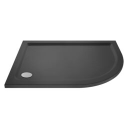 Balterley Premium Shower Tray - Right Hand Offset Quadrant - 1000mm x 900mm - Slate Grey - thumbnail 1