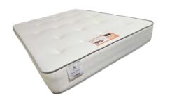 Knight Sleep Premium Hybrid 25 cm Deep Bonnell Sprung Memory Tufted Dual Sided Mattress in White - Size: Double - thumbnail 3