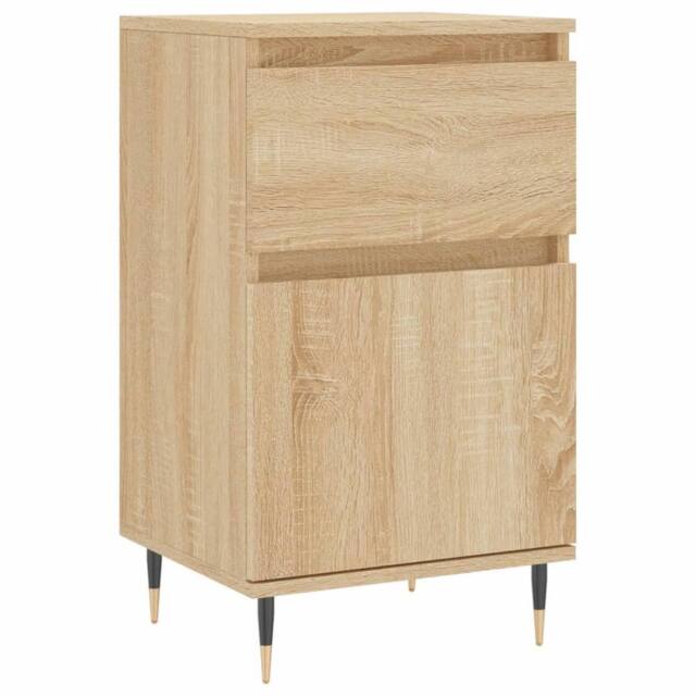 Berkfield Home Sideboard Sonoma Oak 40x35x70 cm Engineered Wood in Light Tan - Size: 40 x 35 x 70 cm - image 1