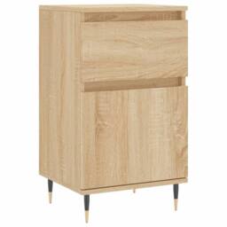 Berkfield Home Sideboard Sonoma Oak 40x35x70 cm Engineered Wood in Light Tan - Size: 40 x 35 x 70 cm