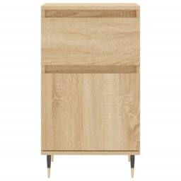 Berkfield Home Sideboard Sonoma Oak 40x35x70 cm Engineered Wood in Light Tan - Size: 40 x 35 x 70 cm - thumbnail 6