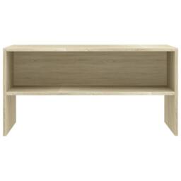 Berkfield Home TV Cabinet Sonoma Oak 80x40x40 cm Engineered Wood in Light Oak - Size: 80 x 40 x 40 cm - thumbnail 4