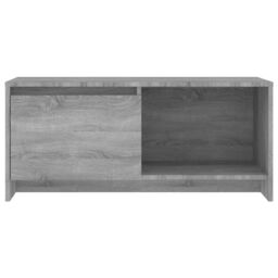 Berkfield Home TV Cabinet Grey Sonoma 90x35x40 cm Engineered Wood - Size: 90 x 35 x 40 cm - thumbnail 5