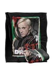 Warner Brothers Harry Potter Draco Malfoy Photo Collage Blanket 152 x 127 cm in White - thumbnail 2