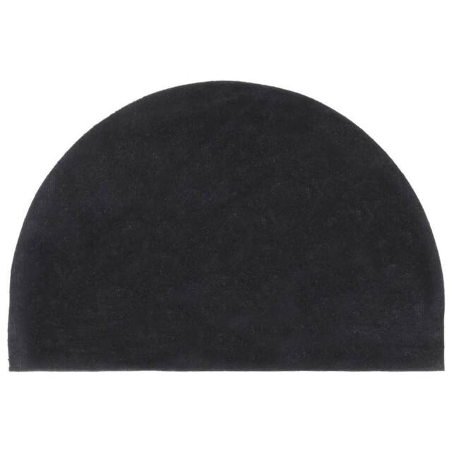 Berkfield Home Door Mat Dark Grey Half Round 40x60 cm Tufted Coir - image 1