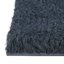 Berkfield Home Door Mat Dark Grey Half Round 40x60 cm Tufted Coir - thumbnail 4