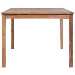 Berkfield Home Garden Table 200x100x77 cm Solid Teak Wood in Brown - Size: 200 x 100 x 77 cm - thumbnail 1