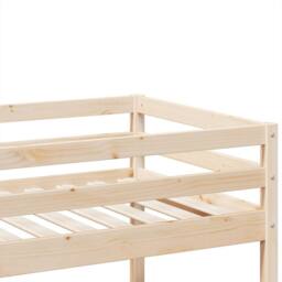 Berkfield Home Bunk Bed 90x200 cm Solid Wood Pine in Light Tan - thumbnail 8