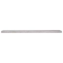Berkfield Home Floating Wall Shelves 2 pcs Concrete Grey 120x23.5x3.8 cm MDF - thumbnail 5