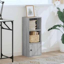 Berkfield Home Bookcase Grey Sonoma 31x24x77 cm Engineered Wood - Size: 31 x 24 x 77 cm - thumbnail 3