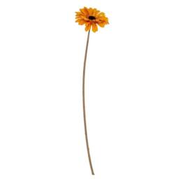 Lemon Pavilion Furniture and Decor Gerbera Stem Artificial Flower - Plastic - L11 x W11 x H53 cm - Orange - thumbnail 1