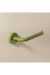 Cosmic Toilet Roll Holder, Green, Award-Winning Design, Geyser Collection in Olive - thumbnail 2