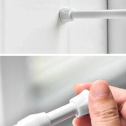 SPETLEK Extendable Spring Loaded Net Rods 60-110cm in White - Size: 1 - thumbnail 2
